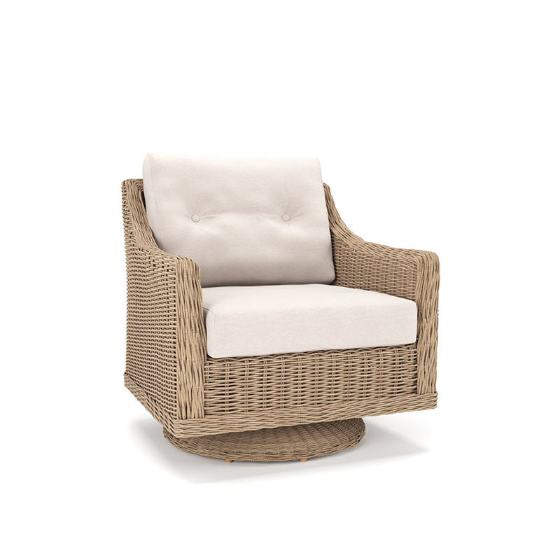 NorthCape International 6510 Wicker Outdoor Swivel Rocker Lounge Chair