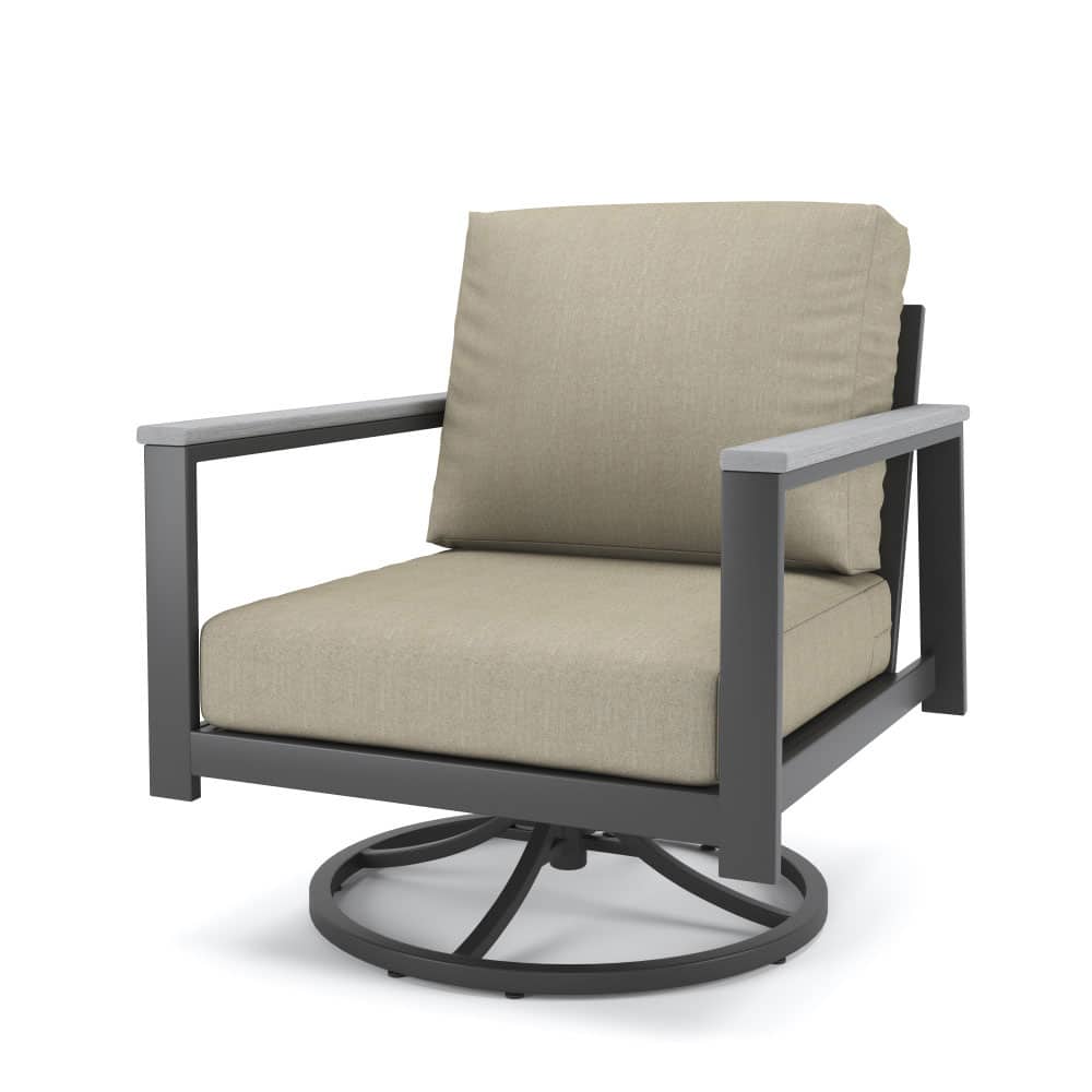 NorthCape International Hixon Aluminum Outdoor Swivel Rocker