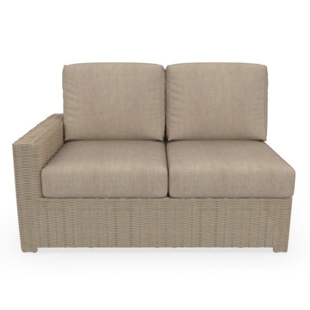 NorthCape International Terraza Wicker Outdoor Right Arm Sectional Loveseat