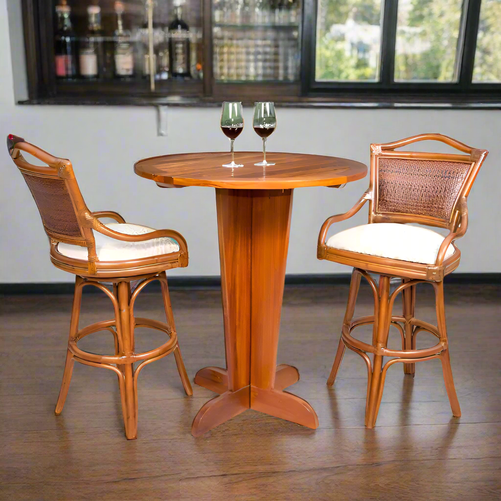 Alexander & Sheridan Serengeti Rattan Indoor 2-Person Pub Set