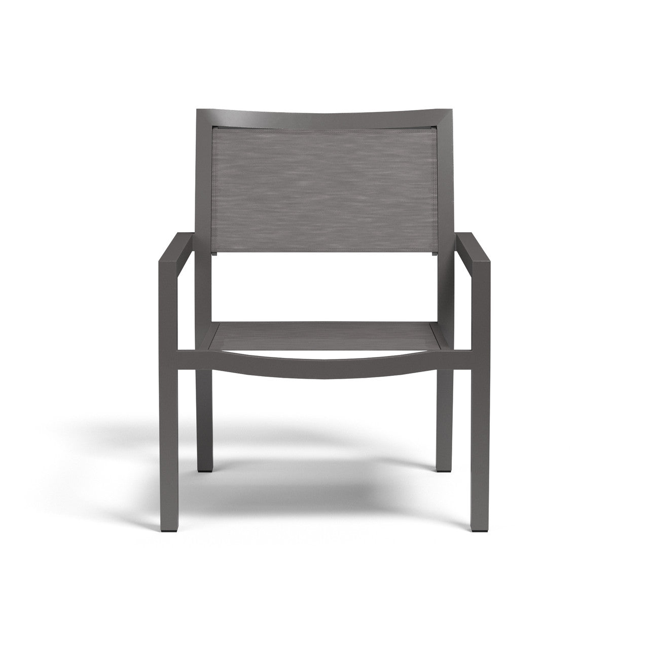 Sunset West Vegas Aluminum Outdoor Stackable Sling Club Chair