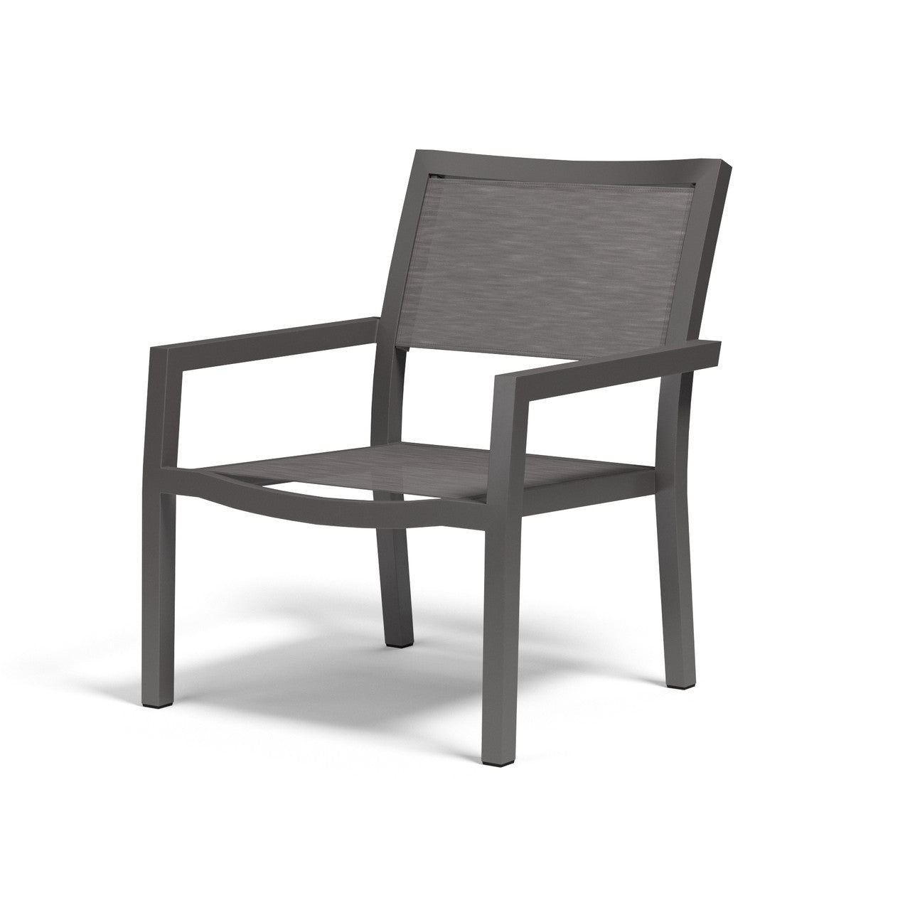Sunset West Vegas Aluminum Outdoor Stackable Sling Club Chair