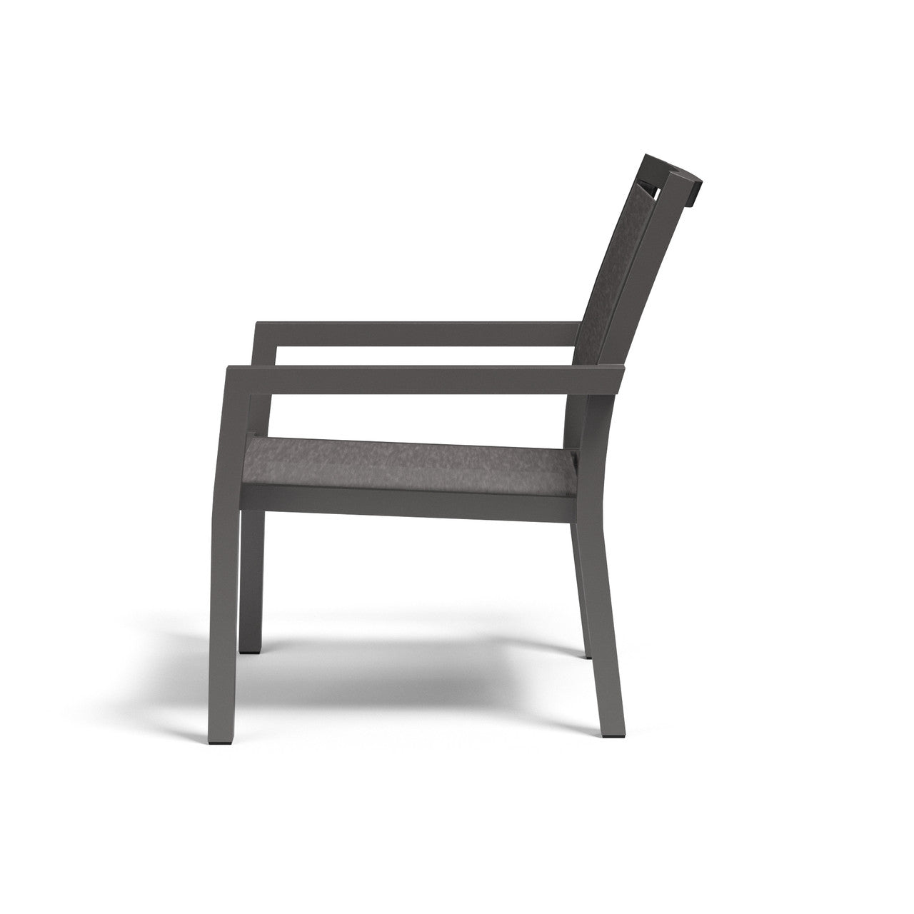 Sunset West Vegas Aluminum Outdoor Stackable Sling Club Chair