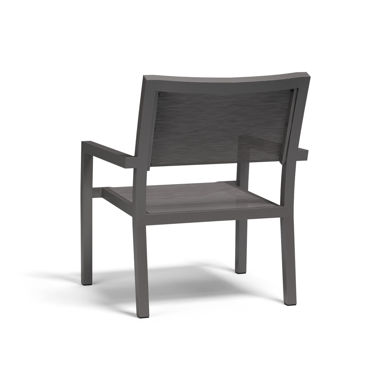 Sunset West Vegas Aluminum Outdoor Stackable Sling Club Chair