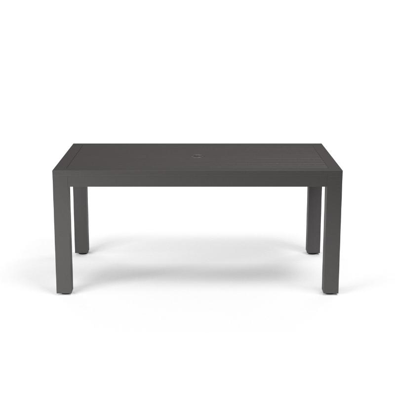 Sunset West Vegas Aluminum Outdoor Rectangular 64" Dining Table