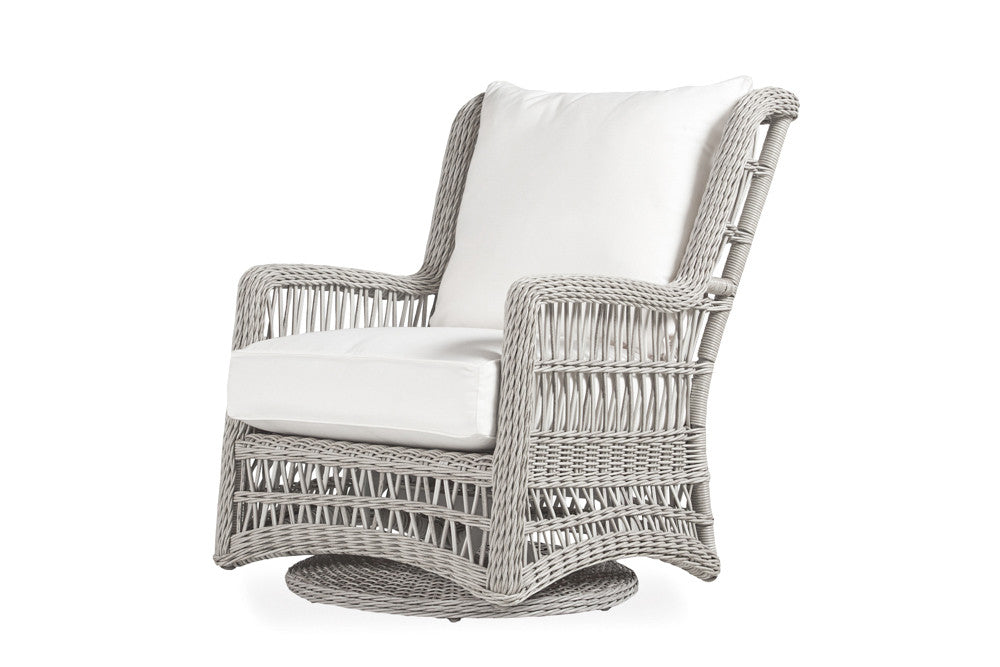 Replacement Cushions for Lloyd Flanders Mackinac High Back Swivel Glider Lounge Chair