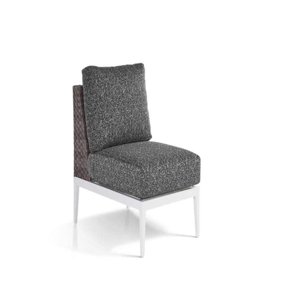 South Sea Rattan Stevie Aluminum Outdoor Armless Chair