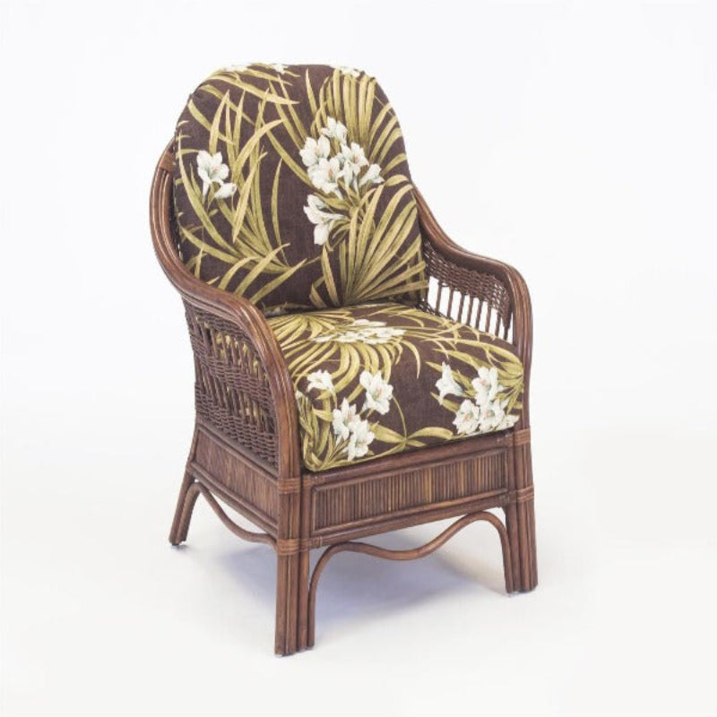 South Sea Rattan Bermuda Wicker Indoor Lounge Chair