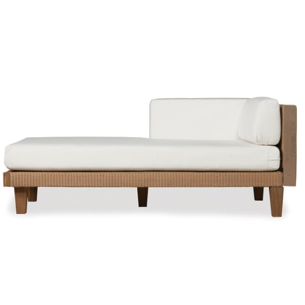 Lloyd Flanders Catalina Wicker Outdoor Right Arm Chaise