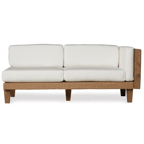 Lloyd Flanders Catalina Wicker Outdoor Left Arm Loveseat