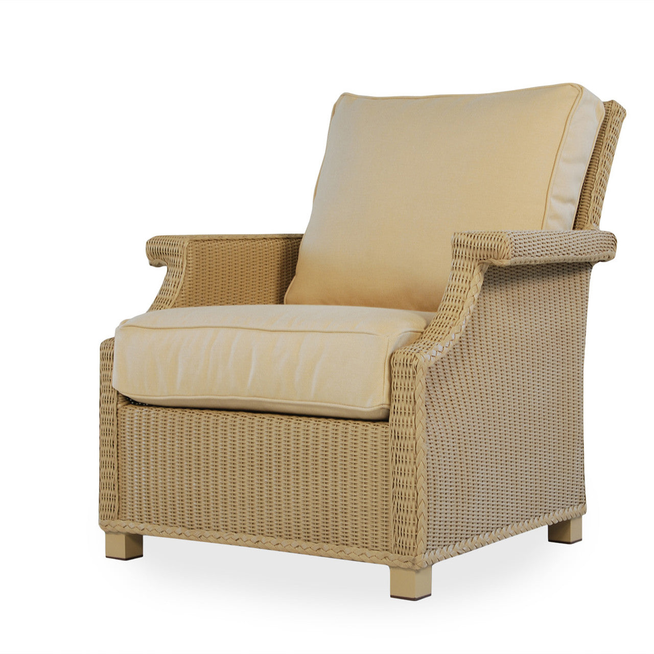 Lloyd Flanders Hamptons Wicker Outdoor Lounge Chair