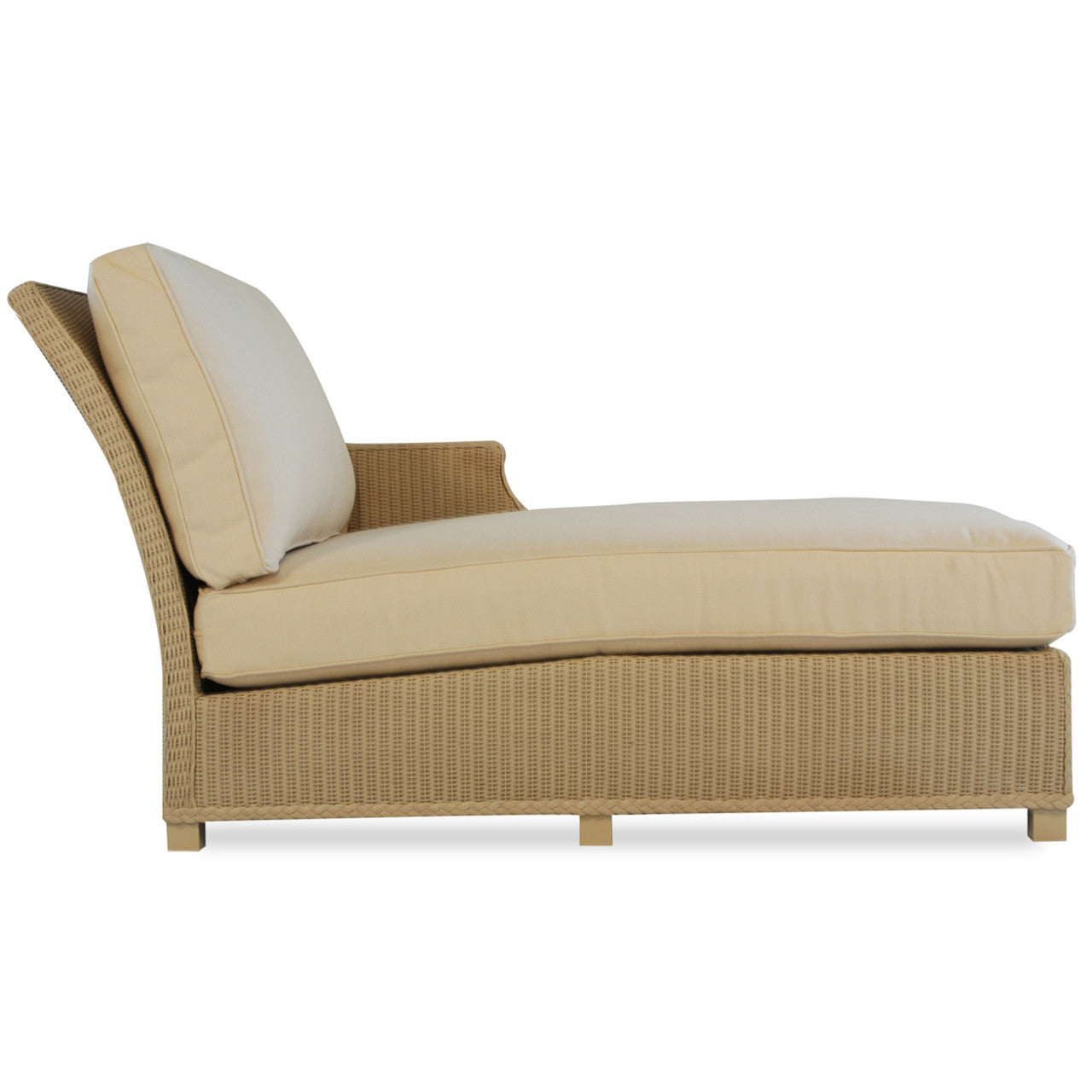 Lloyd Flanders Hamptons Wicker Outdoor Left Arm Chaise