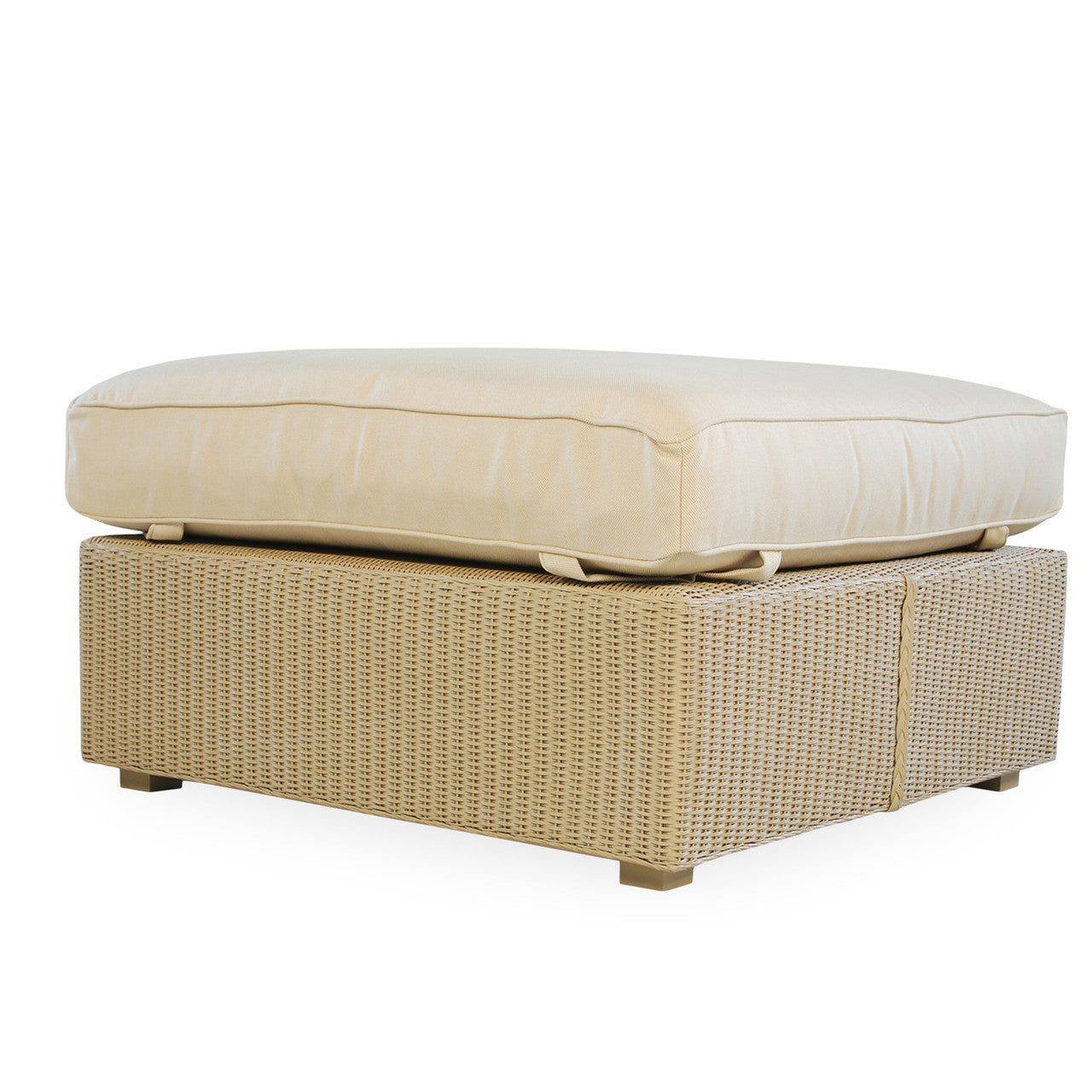 Lloyd Flanders Hamptons Wicker Outdoor Large Ottoman