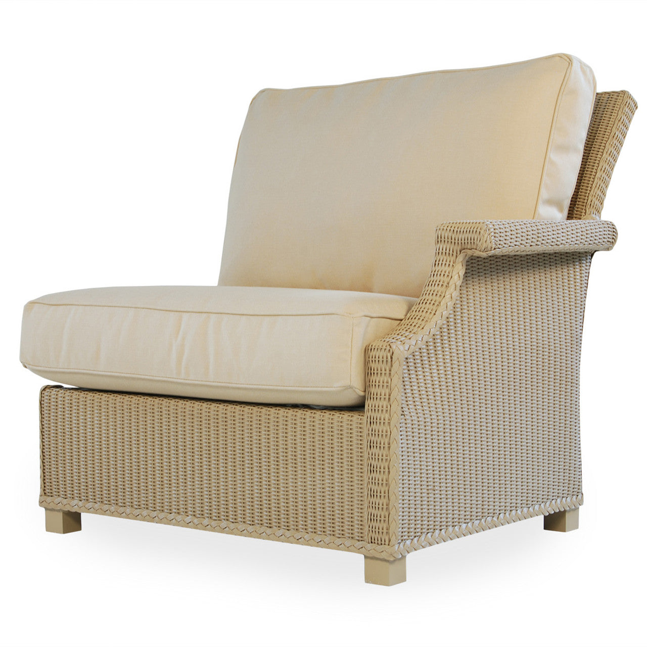 Lloyd Flanders Hamptons Wicker Outdoor Left Arm Sectional Chair
