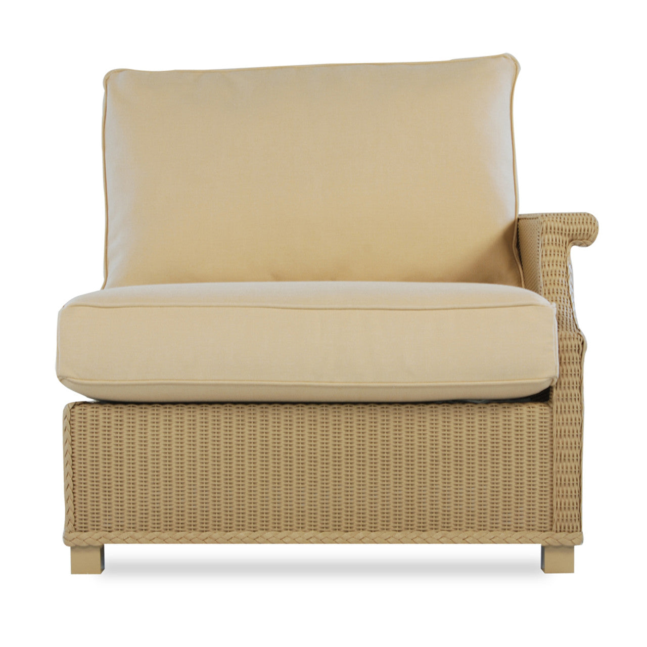 Lloyd Flanders Hamptons Wicker Outdoor Left Arm Sectional Chair