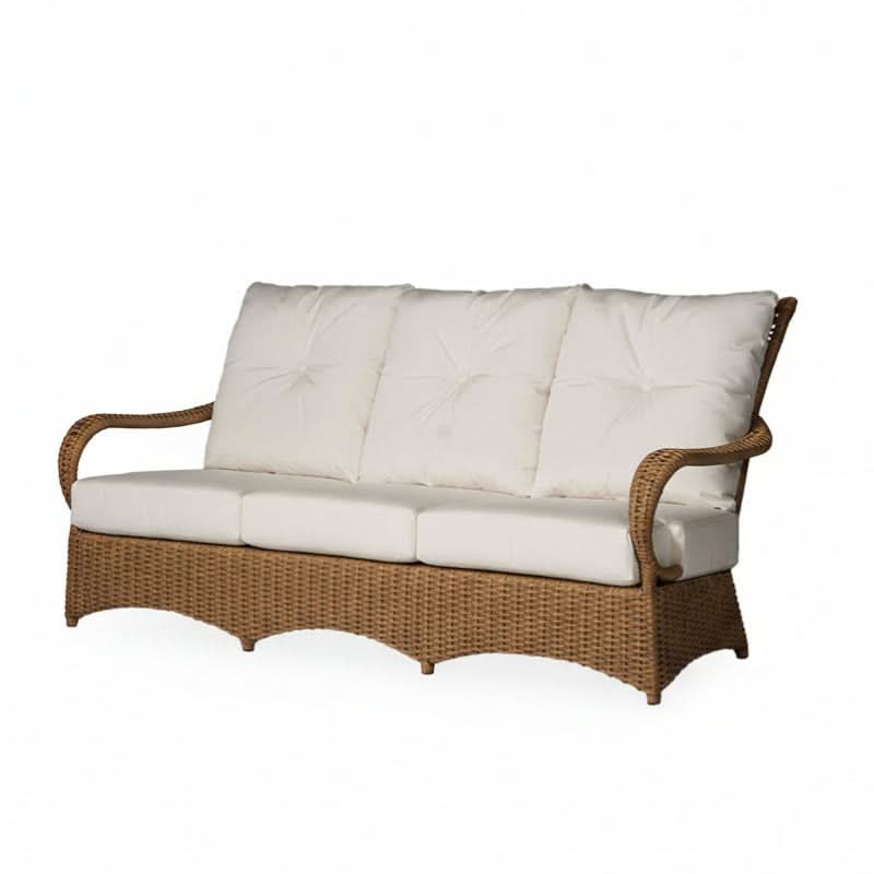 Lloyd Flanders Magnolia Woven Vinyl Outdoor Sofa