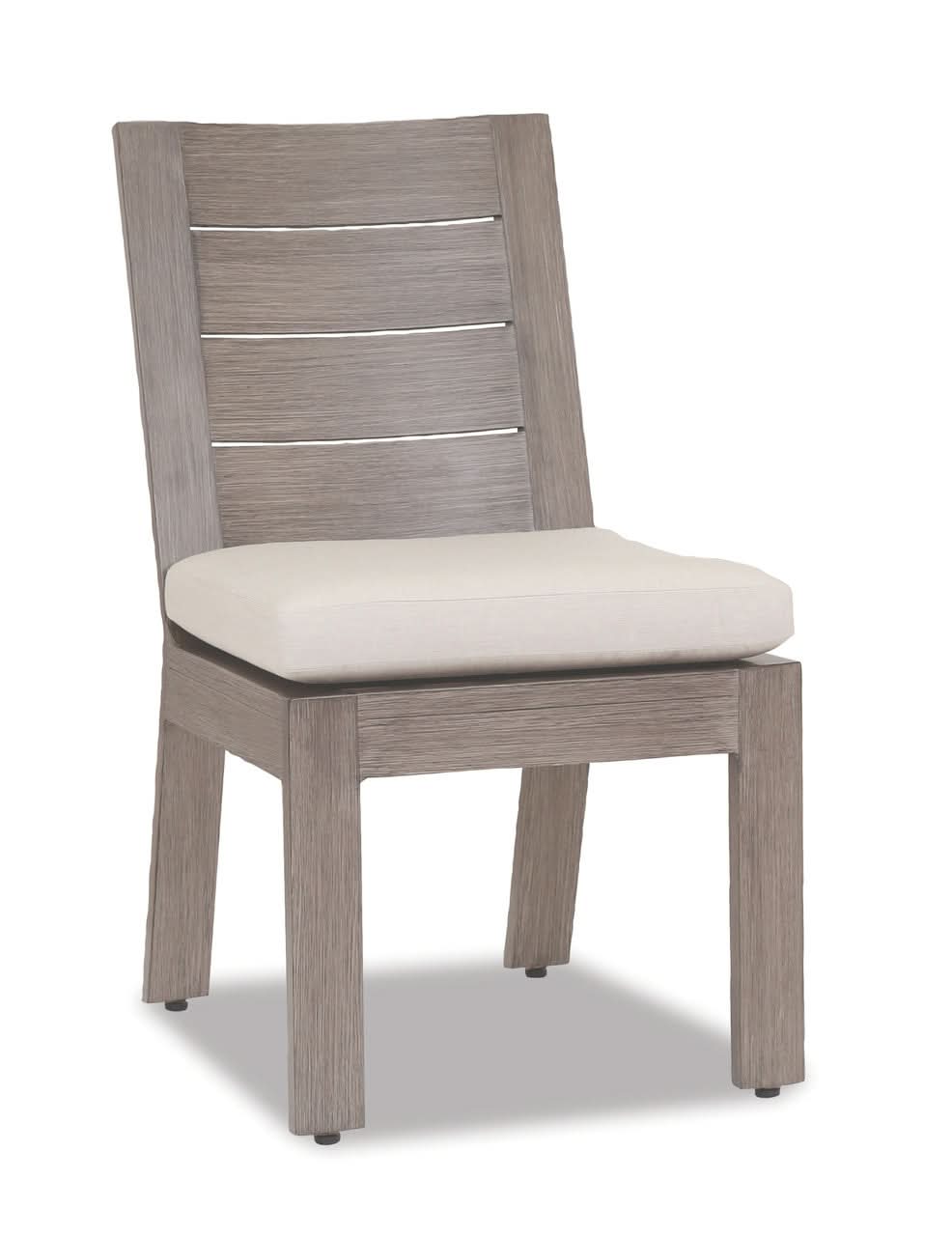 Sunset West Laguna Aluminum Outdoor Armless Dining Chair
