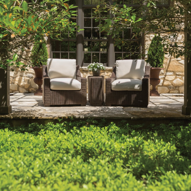 Lloyd Flanders Mesa Woven Vinyl Outdoor 2‑Person Conversation Set