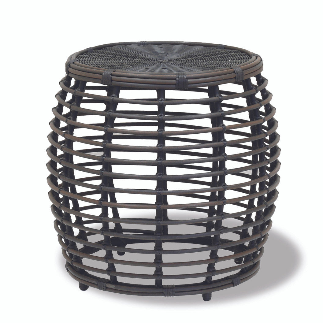 Sunset West Venice Wicker Outdoor Round End Table
