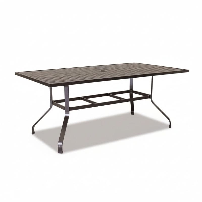 Sunset West La Jolla Aluminum Outdoor Rectangular Dining Table