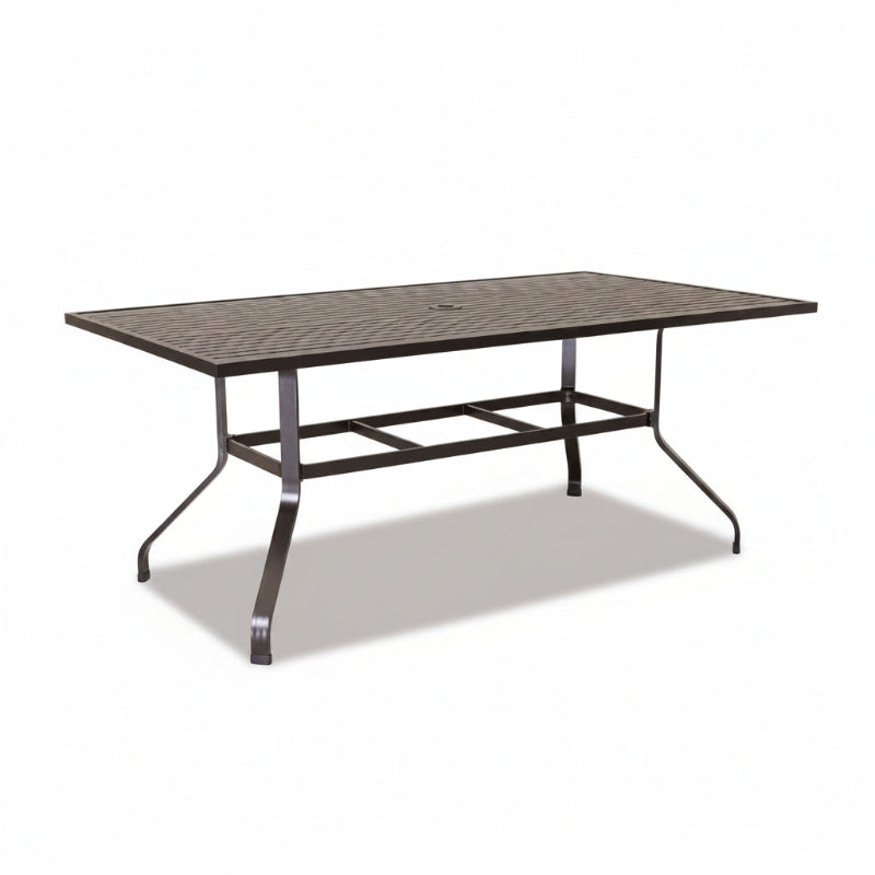 Sunset West La Jolla Aluminum Outdoor Rectangular Dining Table