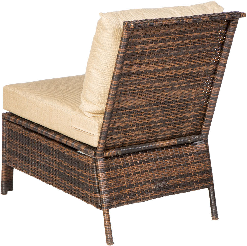 Alfresco Home Logan Deep Seating Wicker Armless Chair