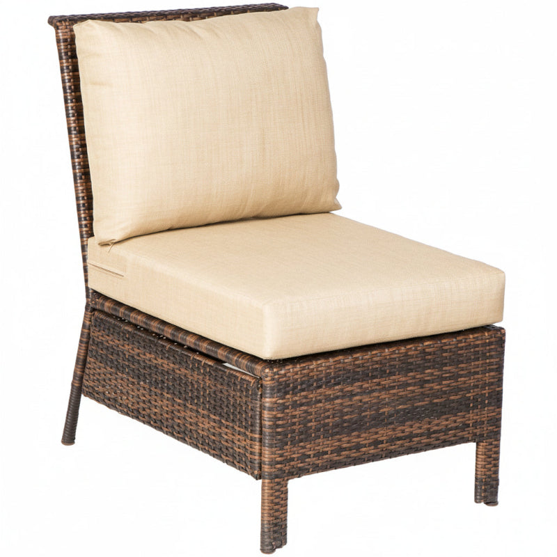 Alfresco Home Logan 5-Person Outdoor Sectional Wicker Set