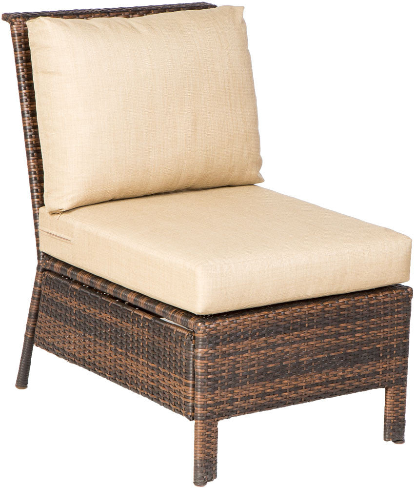 Alfresco Home Logan Deep Seating Wicker Armless Chair