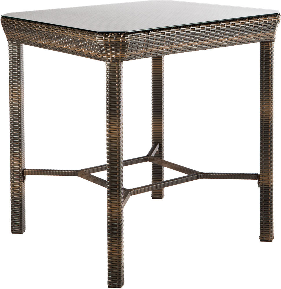 Alfresco Home Tutto 36 Square Bar Height Wicker Dining Table