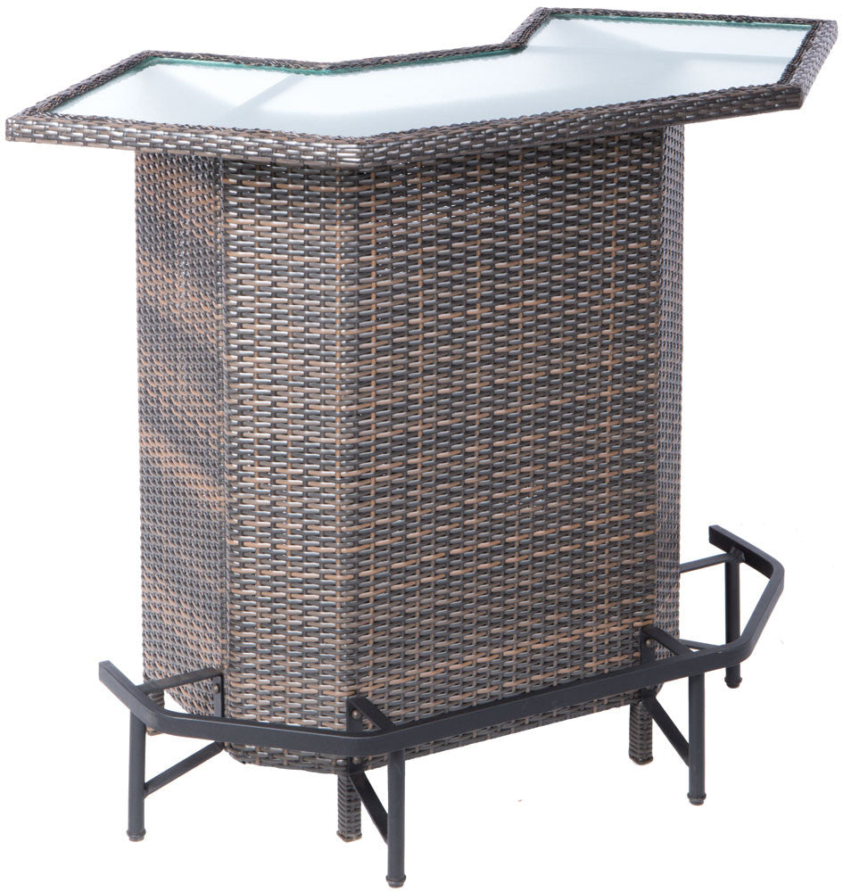 Alfresco Home Tutto Wicker Outdoor Mezzo Bar
