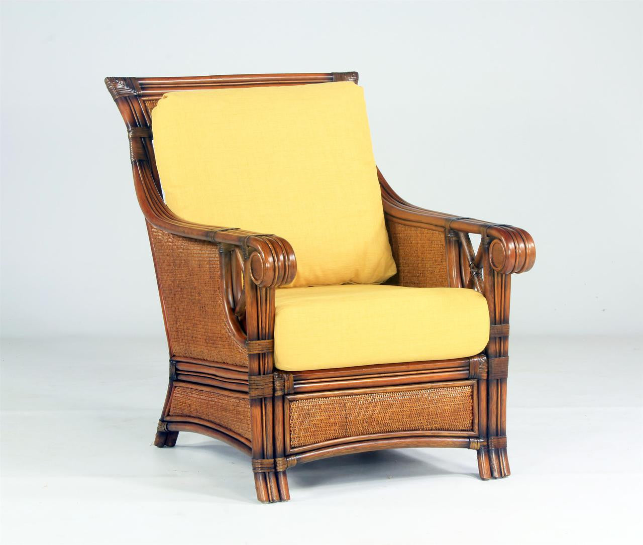 South Sea Rattan Pacifica Indoor Wicker Lounge Chair