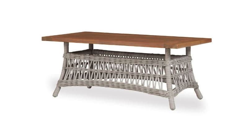 Lloyd Flanders Mackinac Woven Vinyl Outdoor 7-Person Conversation Set
