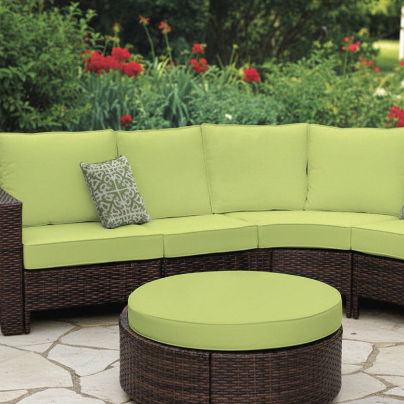 South Sea Rattan Saint Tropez Wicker Outdoor Sectional Armless