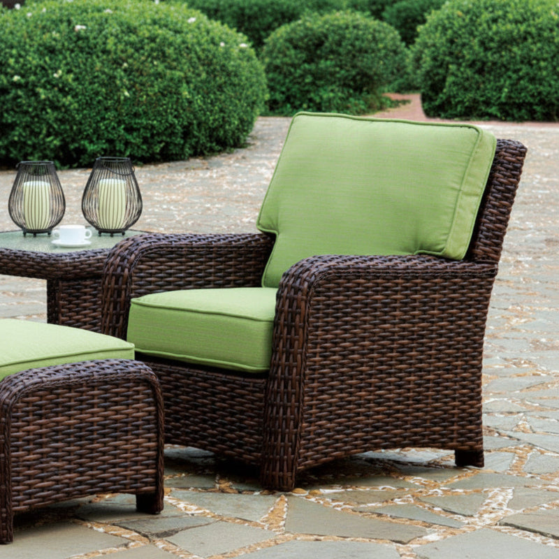 South Sea Rattan Saint Tropez Wicker Outdoor Lounge Chair