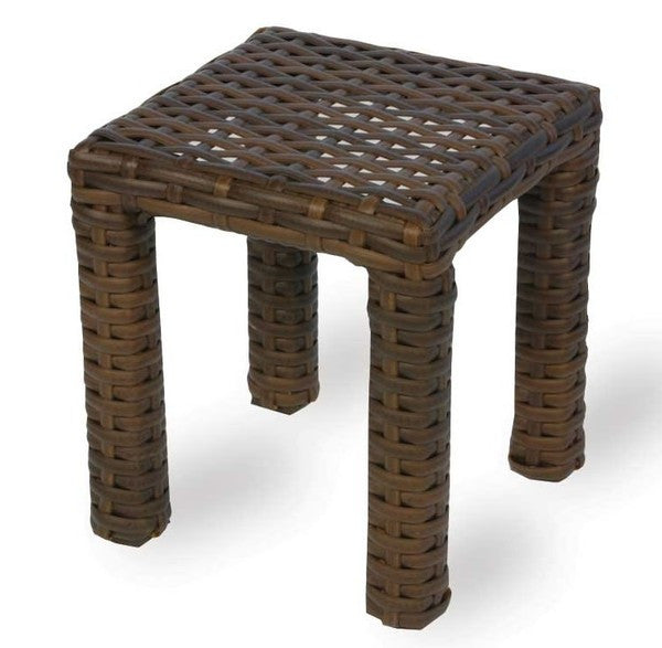 Lloyd Flanders Contempo Wicker 16" Square Stool And End Table