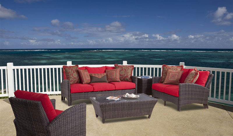 South Sea Rattan Panama Wicker Outdoor Lounge Chair