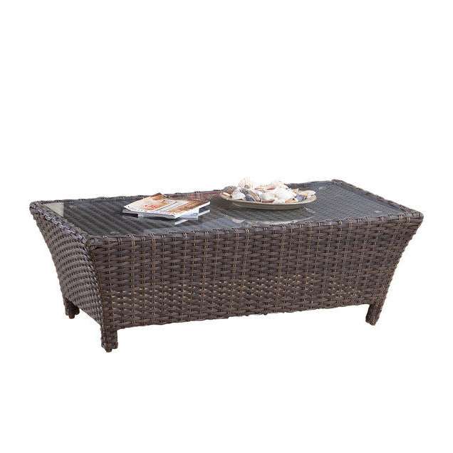 South Sea Rattan Panama Wicker Outdoor Coffee Table