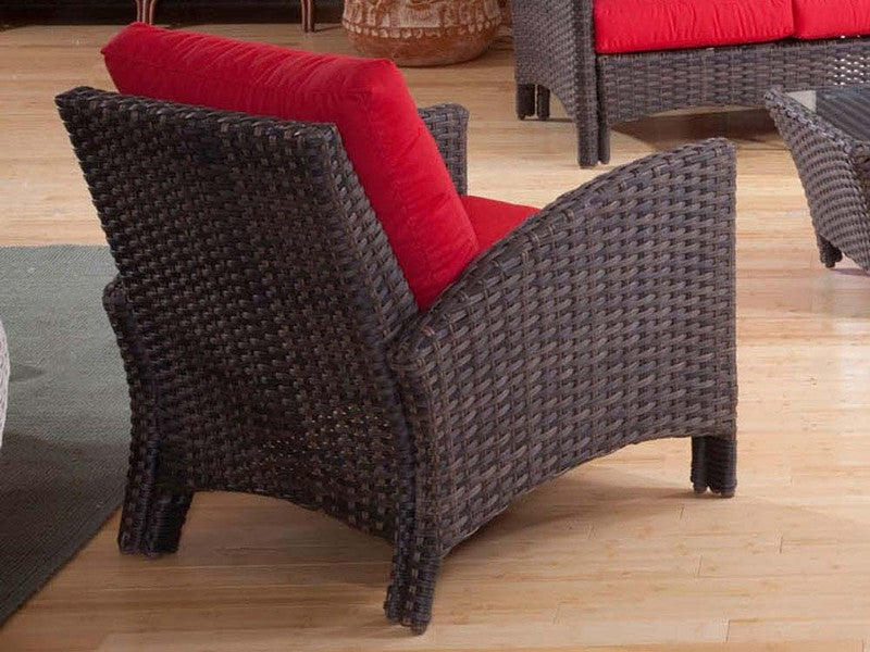South Sea Rattan Panama Wicker Outdoor Lounge Chair