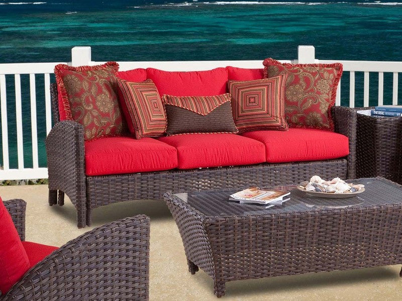 South Sea Rattan Panama Wicker Outdoor Sofa