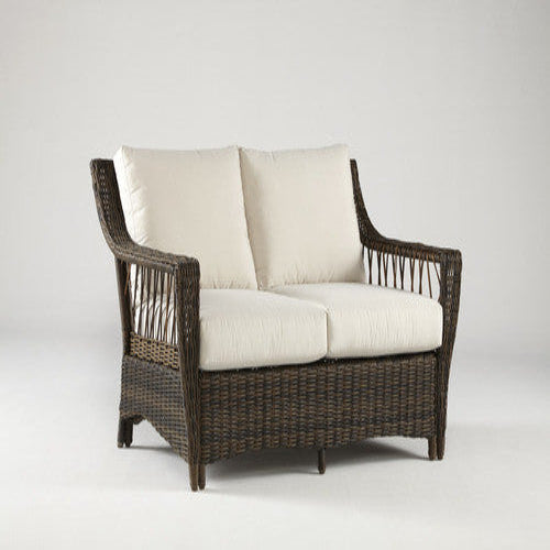 Replacement Cushions for South Sea Rattan St John Wicker Love Seat and One Arm Loveseat