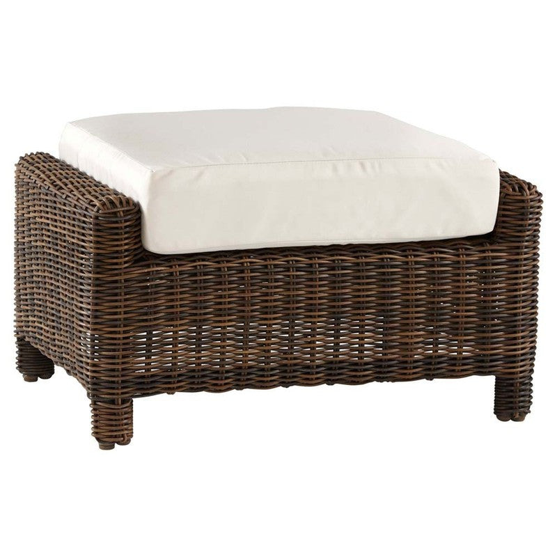 South Sea Rattan Del Ray Resin Wicker Outdoor Rectangle Ottoman