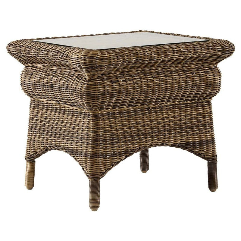 South Sea Rattan Provence Wicker Outdoor End Table