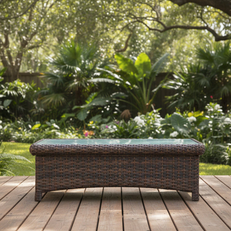 South Sea Rattan Saint Tropez Wicker Outdoor Coffee Table