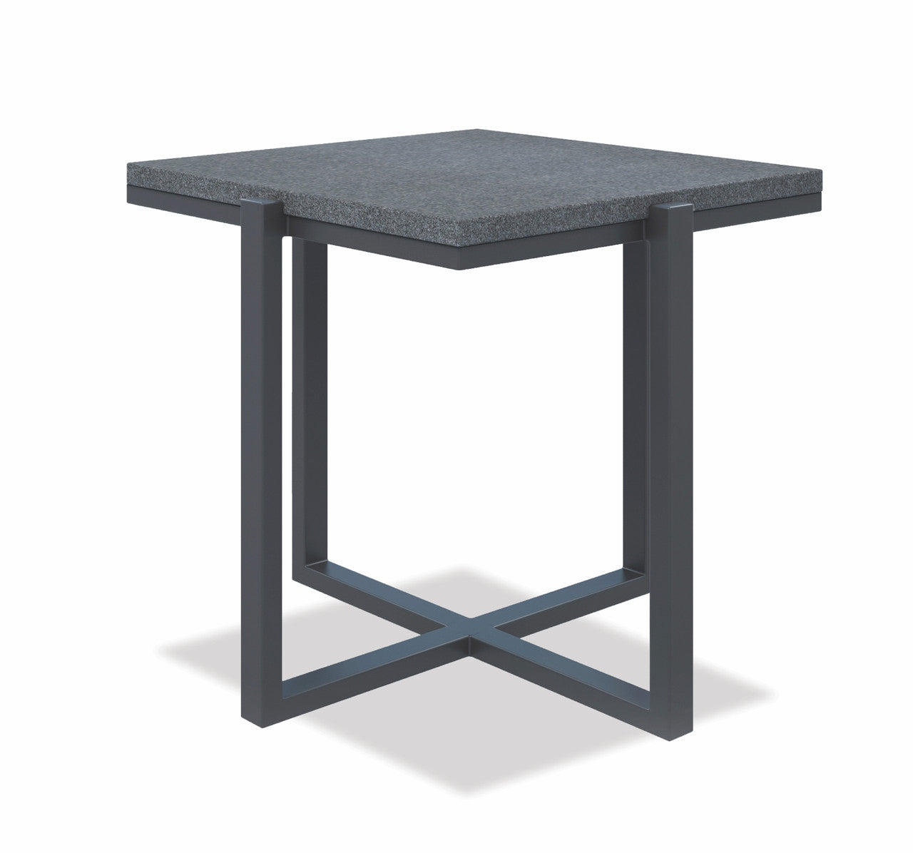 Sunset West Bazaar Square End Table with Slate Finish