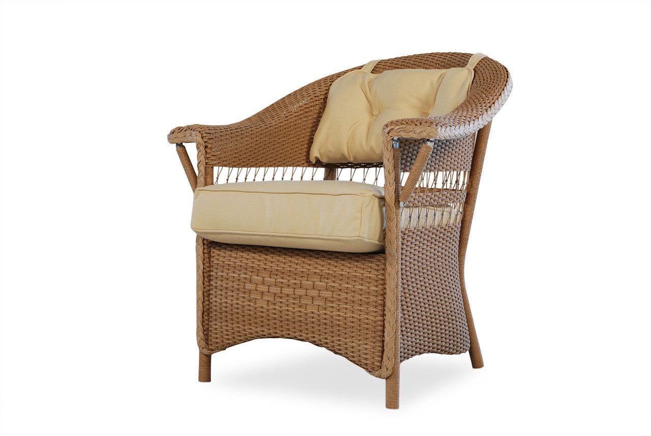 Lloyd Flanders Nantucket Wicker Dining Arm Chair