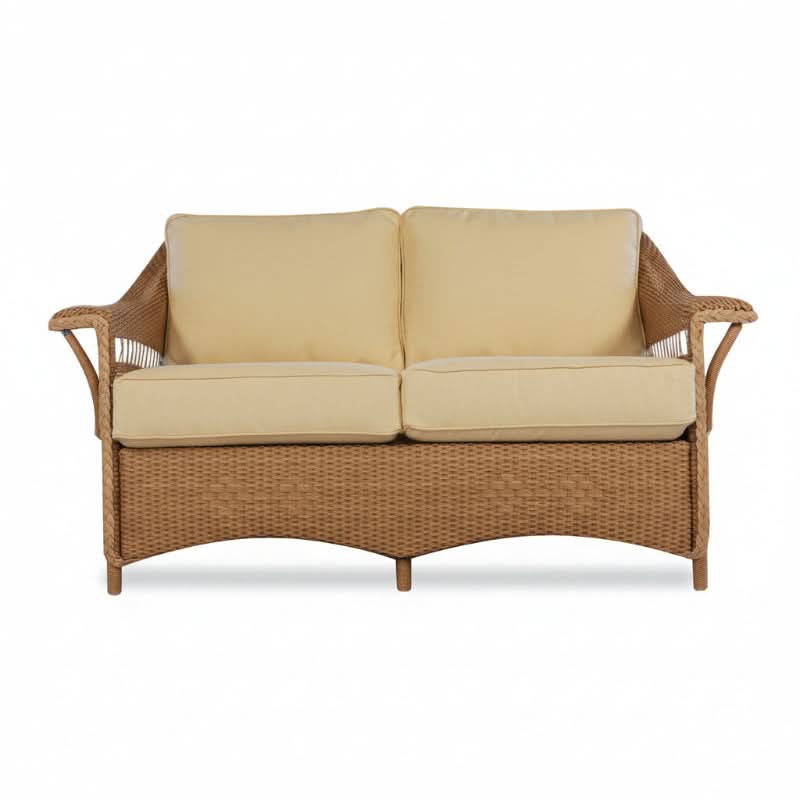 Lloyd Flanders Nantucket Wicker Outdoor Loveseat