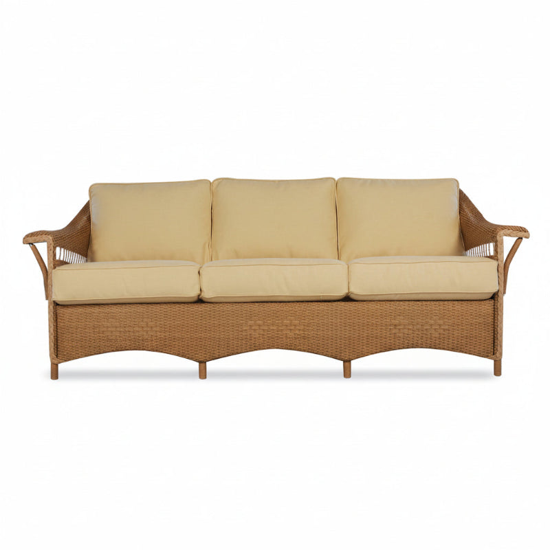 Lloyd Flanders Nantucket Wicker Outdoor Sofa
