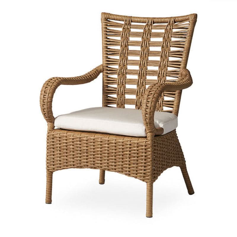 Lloyd Flanders Magnolia Woven Vinyl Outdoor 8-Person Dining Set