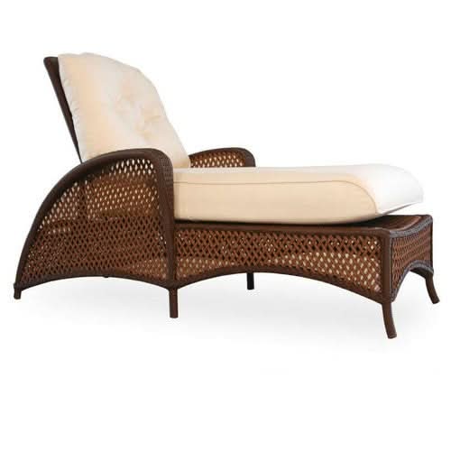Replacement Cushions for Lloyd Flanders Grand Traverse Wicker Chaise Lounge