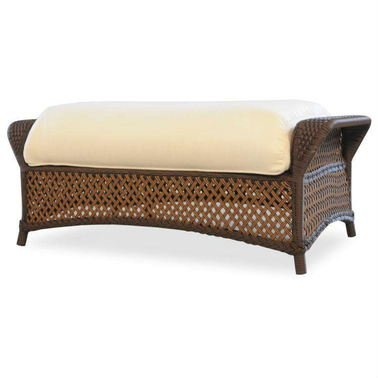 Lloyd Flanders Grand Traverse Wicker Outdoor Oversized Ottoman